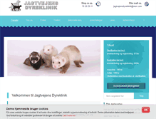 Tablet Screenshot of jagtvejensdyreklinik.dk